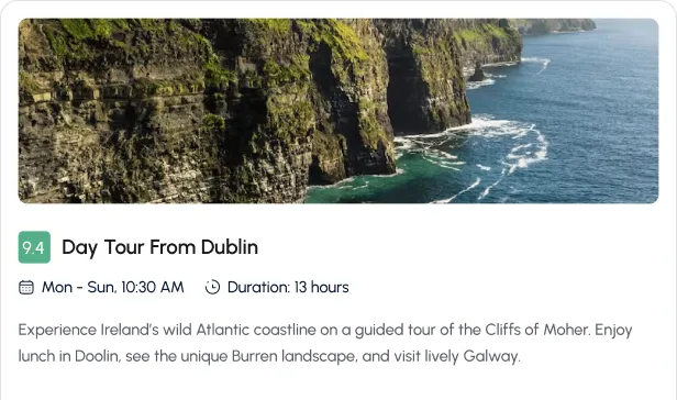 Activity and tours