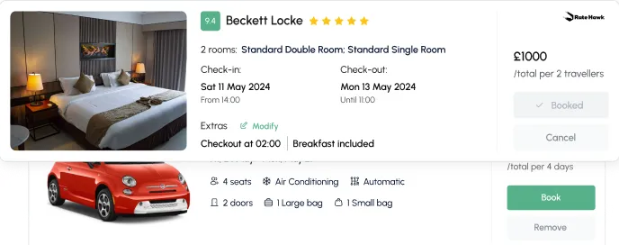 Live search results